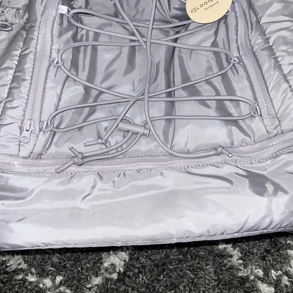 NWT Popflex Blogilates Light Purple Backpack - Picture 3 of 10